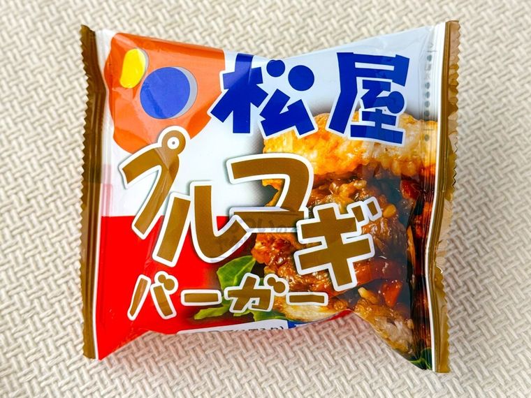プルコギライスバーガーのパッケージ