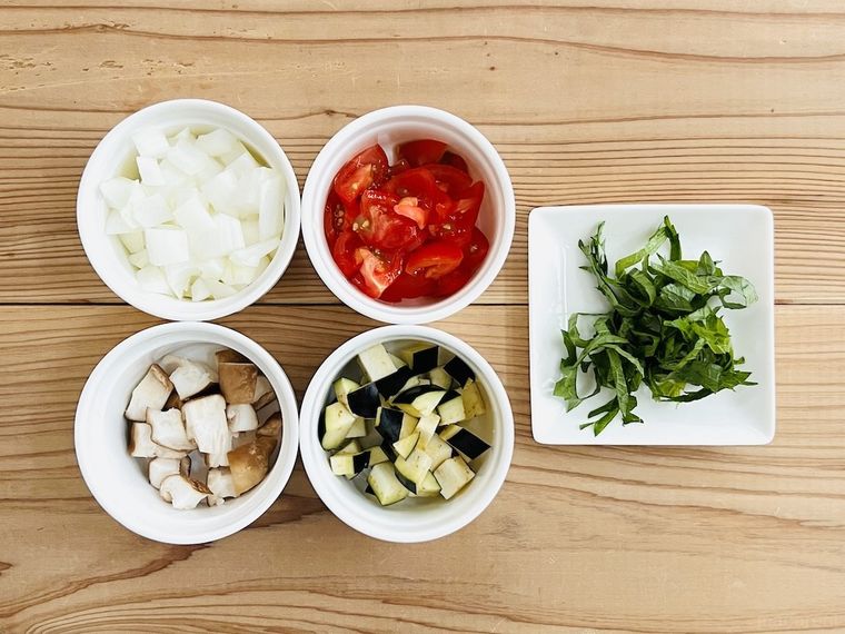 カットした野菜