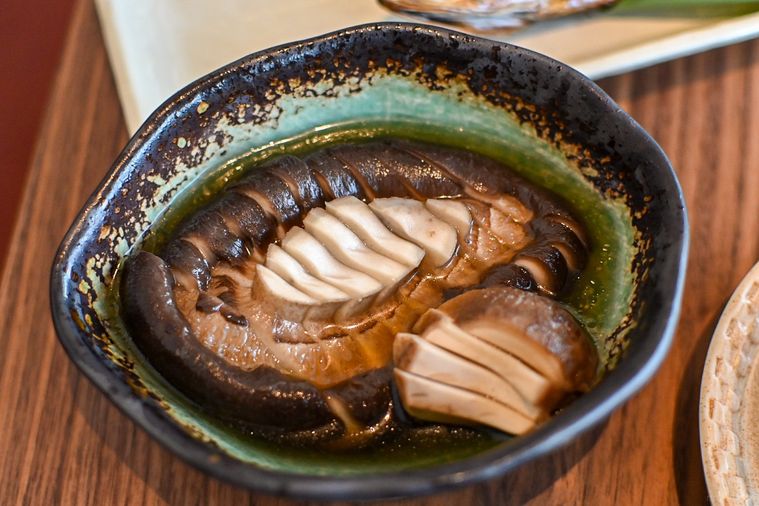 しいたけのおかずのアップ