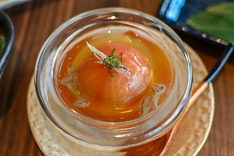 トマト料理のアップ