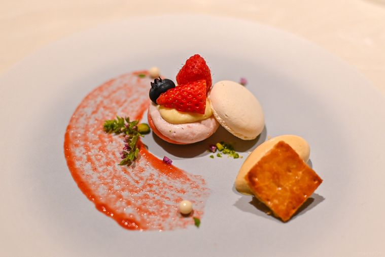 デザートのアップ