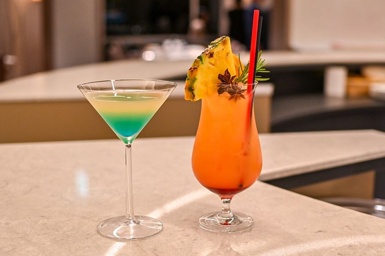 カクテルのアップ