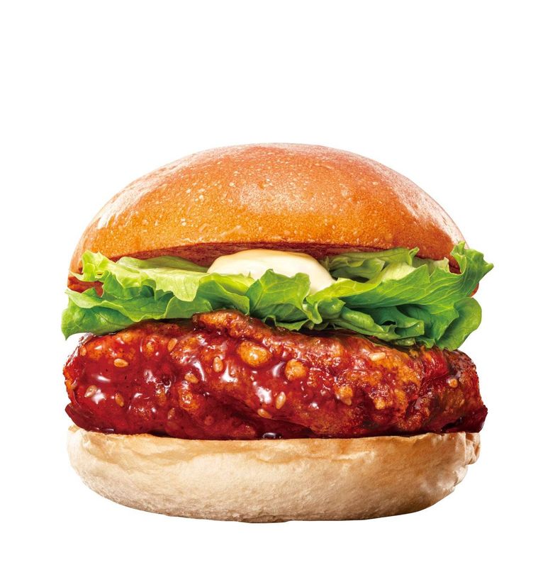 ヤンニョムチキンバーガー