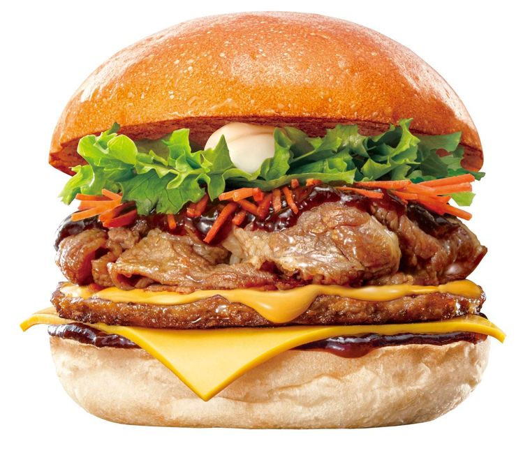 チーズ牛プルコギバーガー