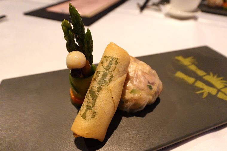 パンダの春巻き