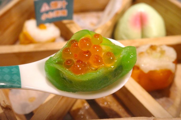 いくらがのった点心