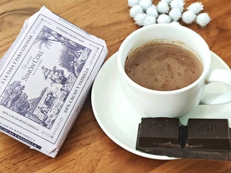 カルディのシモンコールとホットチョコレート