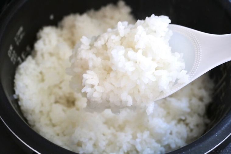 古米をとっている