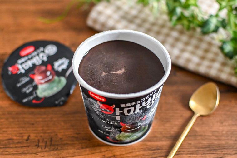 アイスの中身のアップ