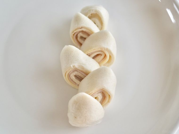 食パンを成型したところ