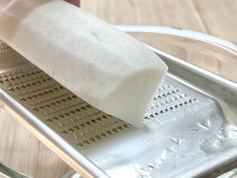 十字に切った大根