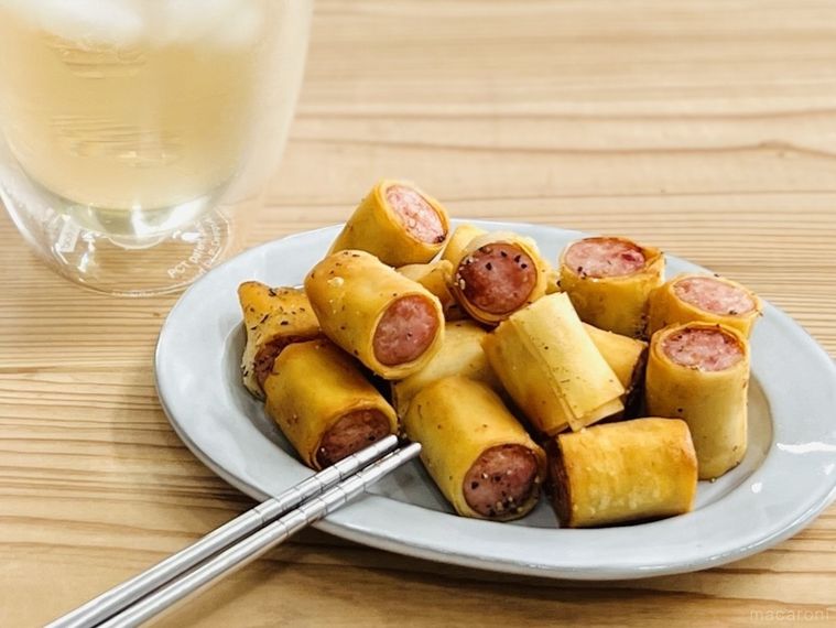 「バリバリソーセージ」とハイボール