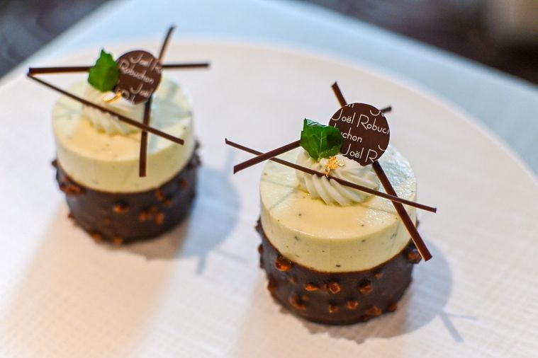 ケーキのアップ