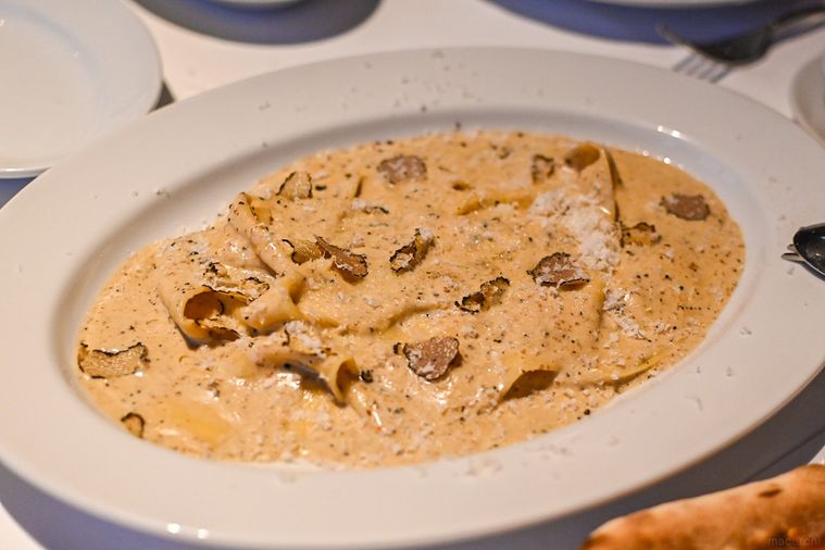 パスタのアップ