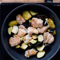 作り方 鶏ももとなすとピーマンの甘酢炒め