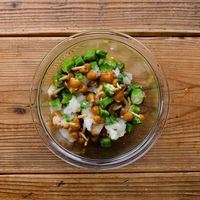 作り方 オクラとなめこのさっぱりおろし和え