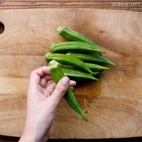 作り方 オクラとなめこのさっぱりおろし和え