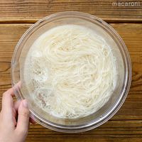 【作り方】大葉とオクラの梅もずくそうめん
