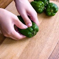 作り方 丸ごとピーマンの揚げ浸し