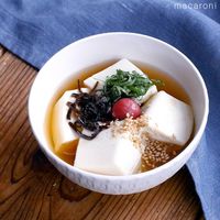 【作り方】豆腐のだし茶漬け