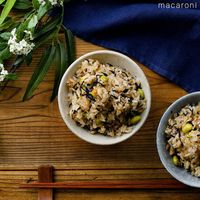 作り方 ひじきと枝豆の炊き込みご飯