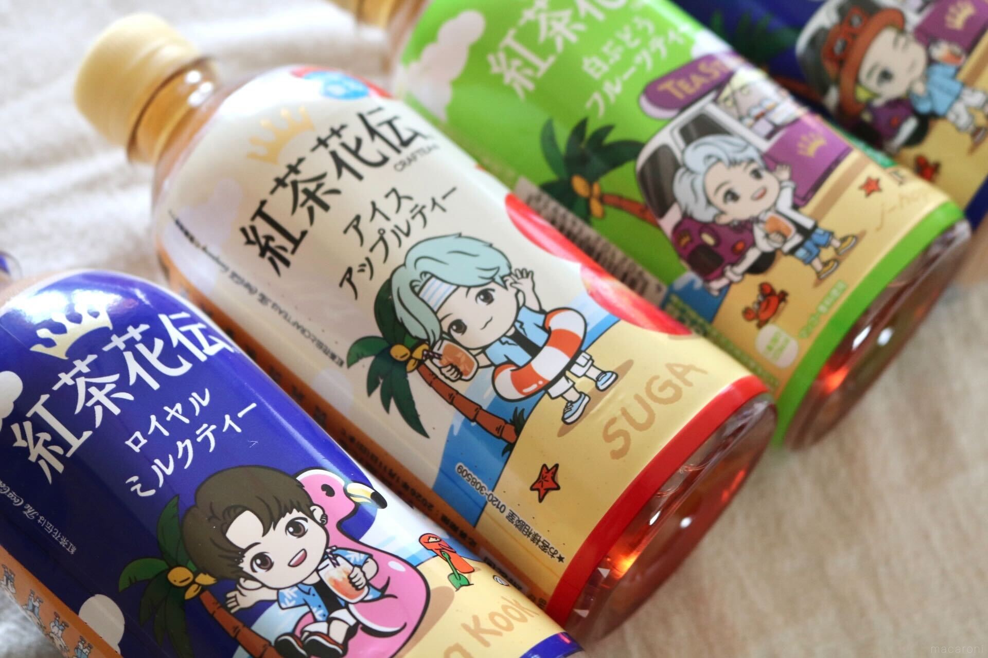 紅茶花伝×TinyTAN」の夏限定ボトル全49種が登場！7人のデザイン