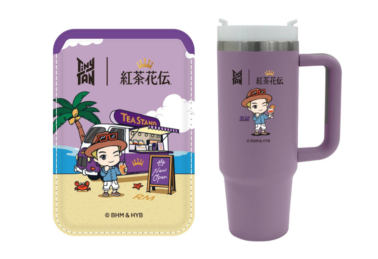 コラボのタンブラーと小物