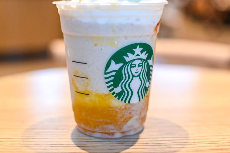 フラペチーノ®の中身のアップ