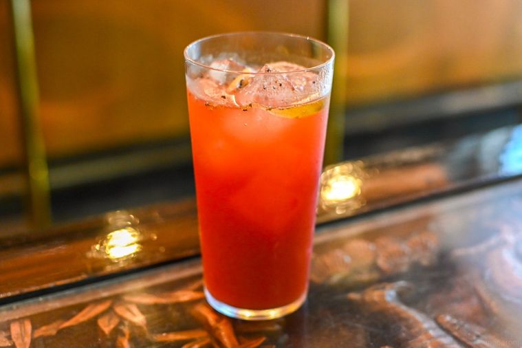 ドリンクのアップ