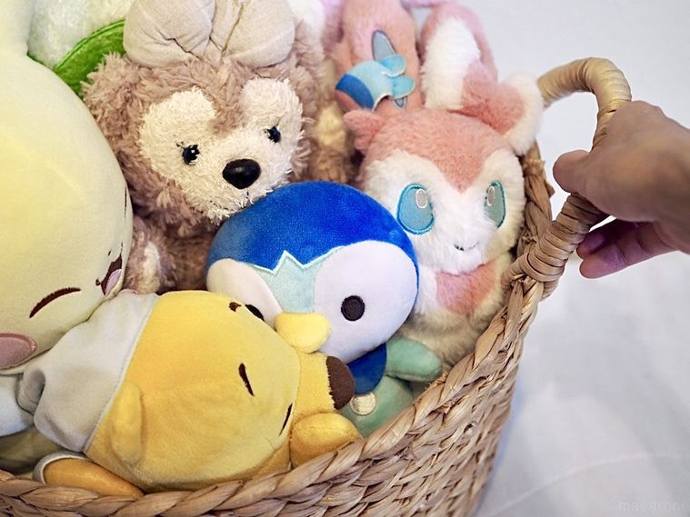 無印良品のラウンドバスケット