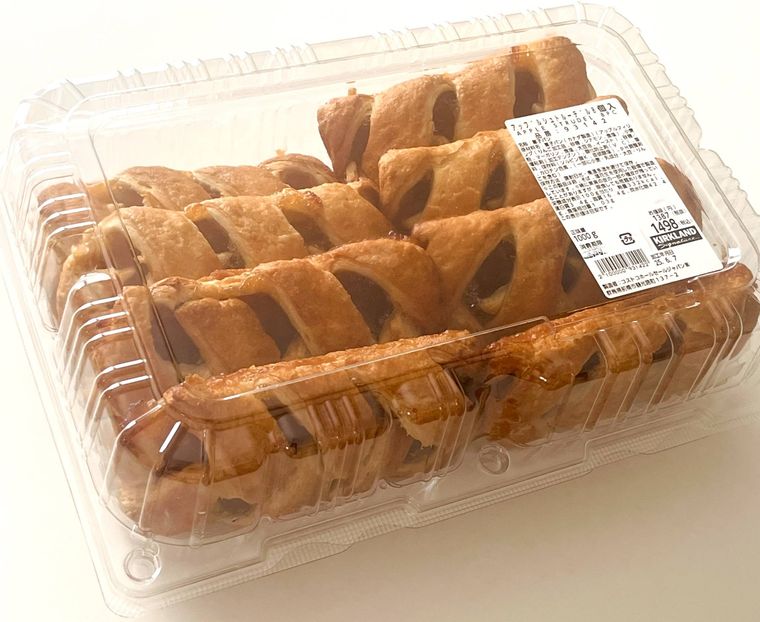 パッケージに入ったアップルシュトルーデル