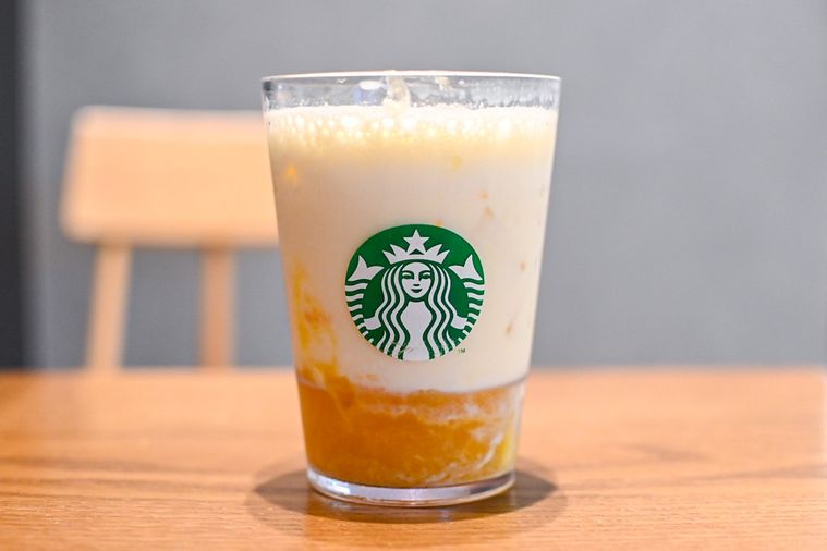 ドリンクを正面から