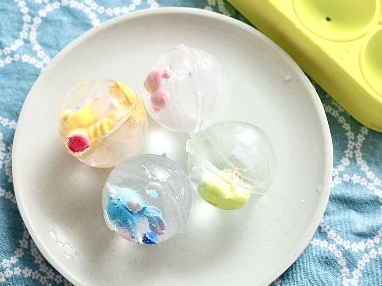 手作りの氷バスボール