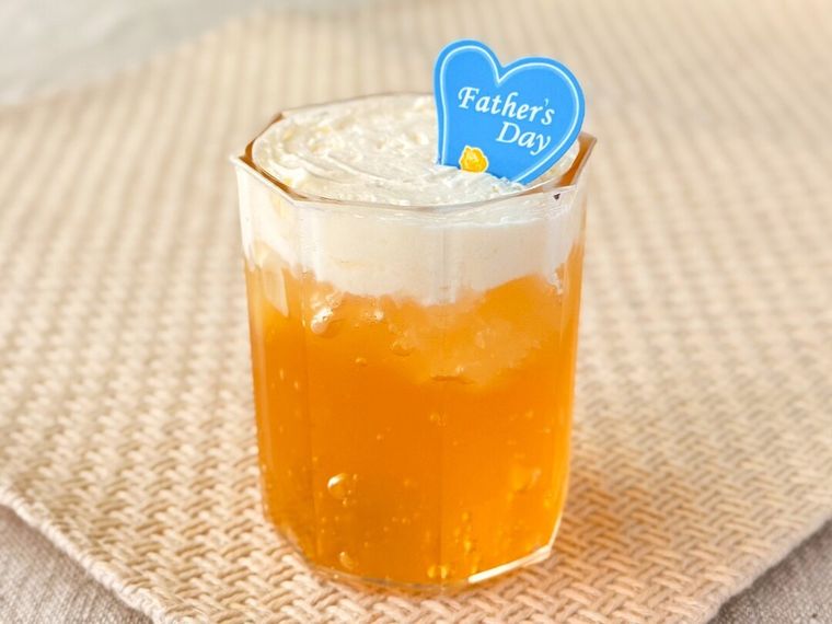 紙箱から取り出した父の日 ビールゼリー