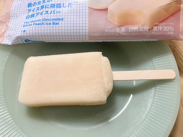 桃の女王がアイス界に降臨した白桃アイスバー ウエルシア