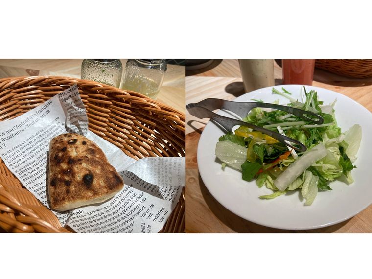 サラダ フォカッチャ