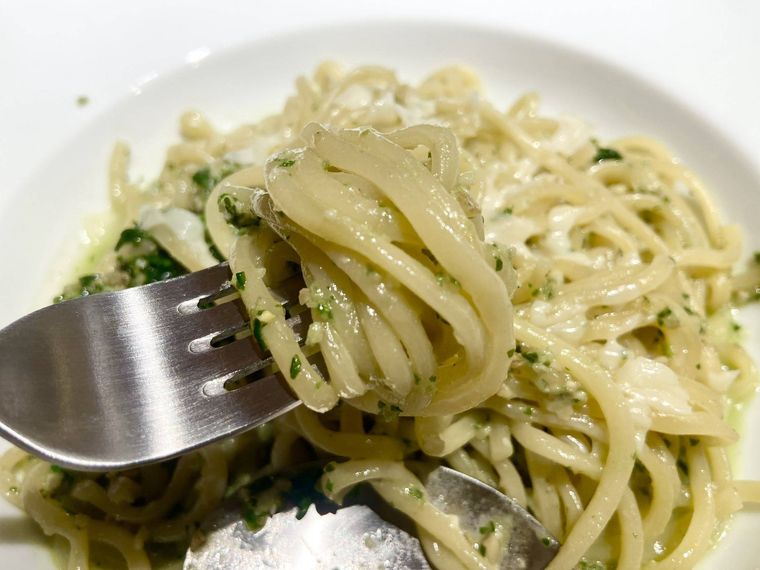 擦りたてフレッシュバジルのジェノベーゼ