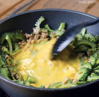 作り方 ゴーヤとひき肉のチャンプルー