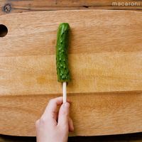 【作り方】トルネードきゅうりのにんにくごま油漬け