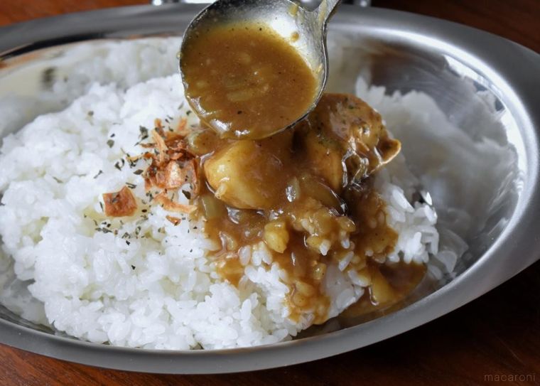 カレーをかけたごはん