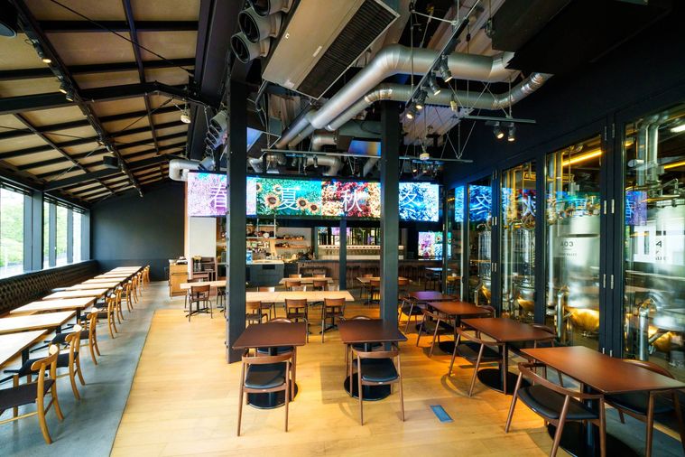 スプリングバレーブルワリー東京の内観