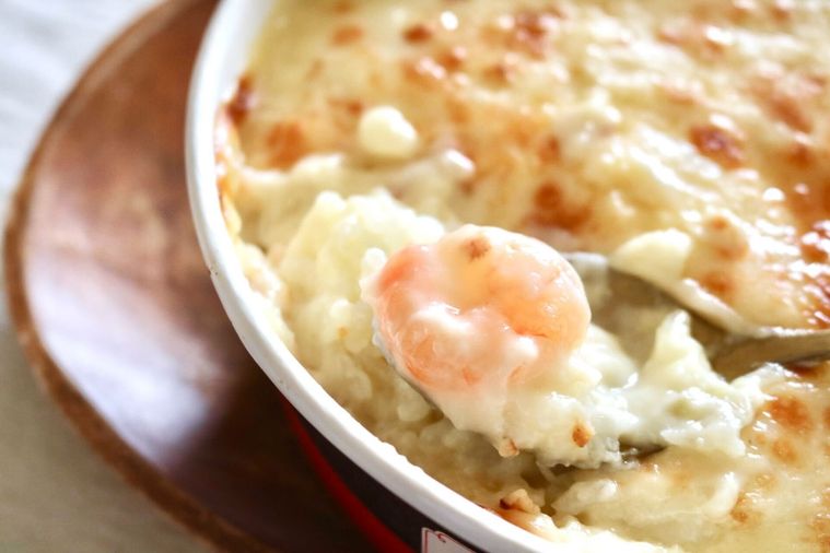 ドリアのなかのえび