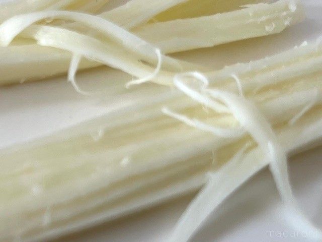 さけるモッツァレラチーズがきれいにさけている