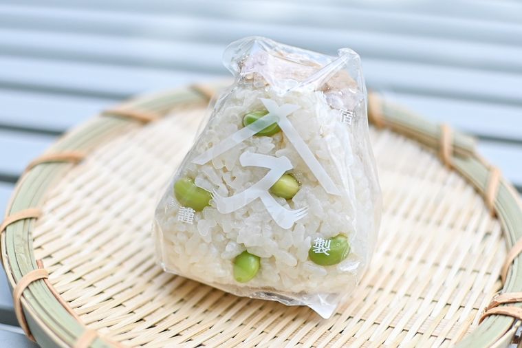 おにぎりのアップ