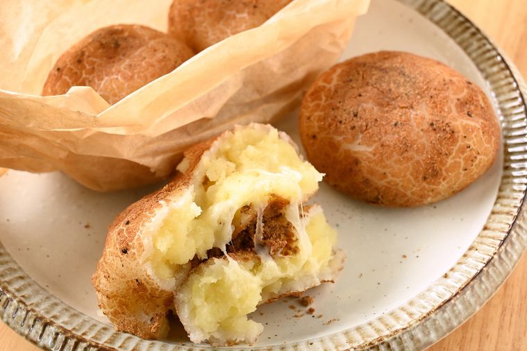 半分に割ったカムジャパンの断面