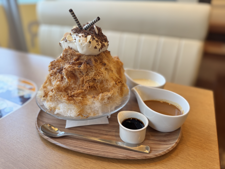 ココスのかき氷キャラメルマキアート