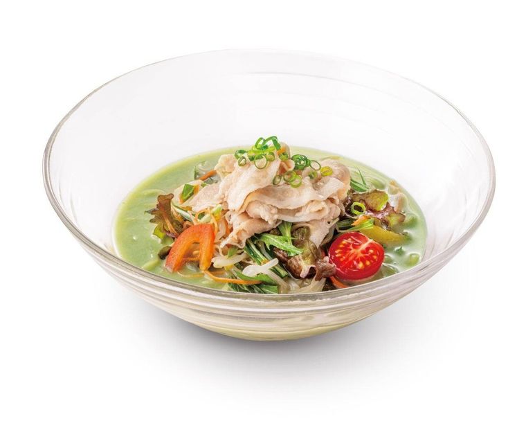 緑の豚しゃぶ冷やしちゃんぽん