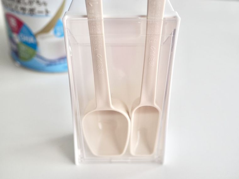 粉ミルクスプーンの収納方法