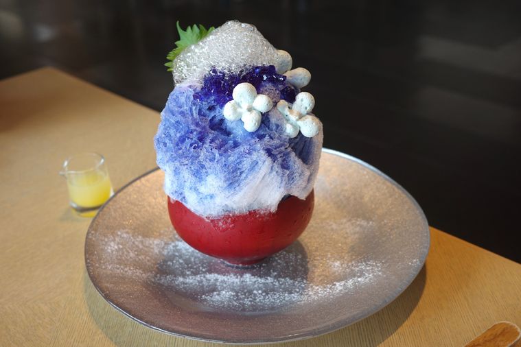 パープルのかき氷