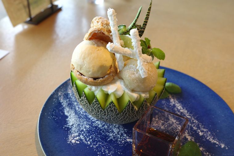 メロンのパフェ